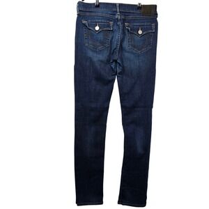 True Religion‎ Cora Womens Jeans 29 Mid Rise Straight Dark 30x33